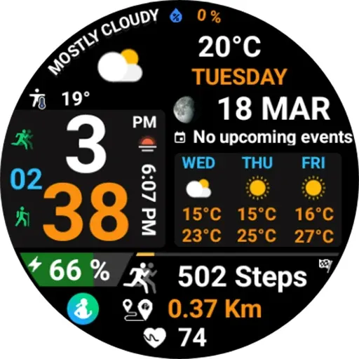 Digital Weather D Sport NTV580 screenshot 32