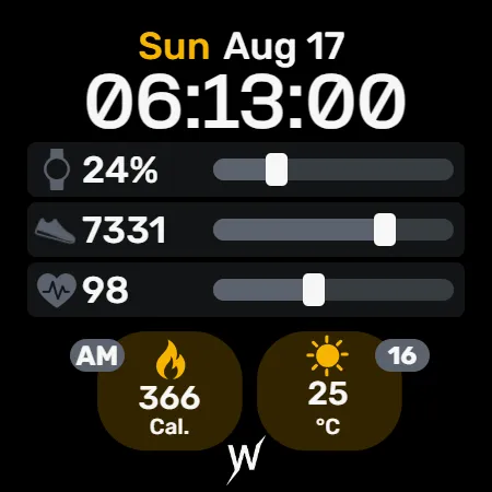 Data Stream Watch Face screenshot 5