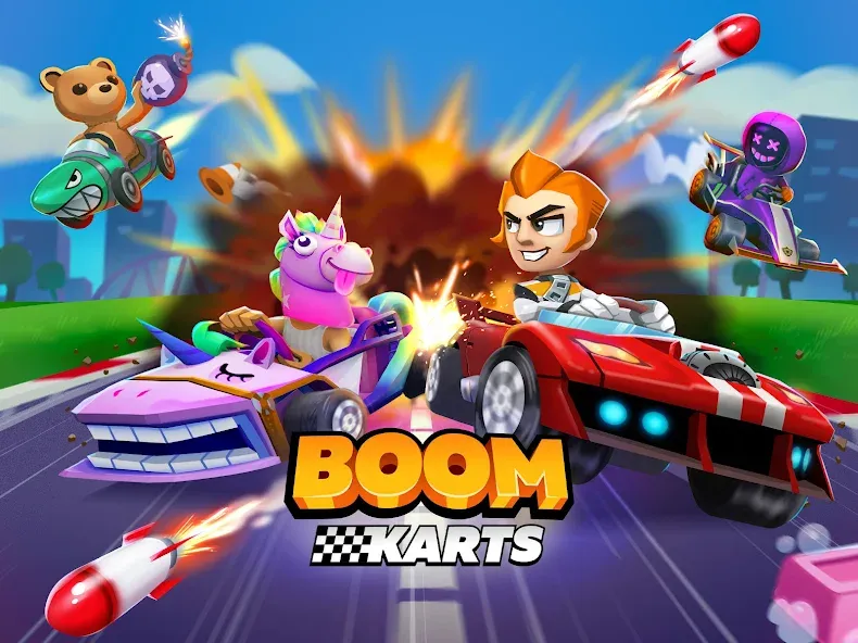 Boom Karts Multiplayer Racing screenshot 18