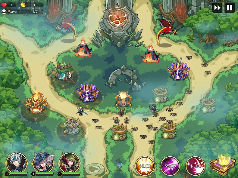 Kingdom War: 타워 디펜스 TD screenshot 14