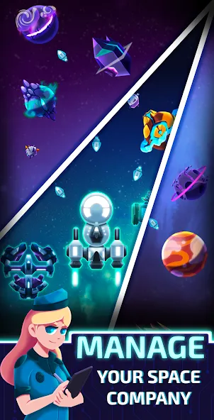 Idle Planet Miner screenshot 1