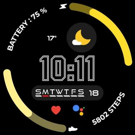 Night 55 - watch face screenshot 22