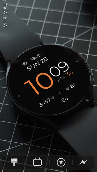 Battery Digital Watch Face screenshot 2