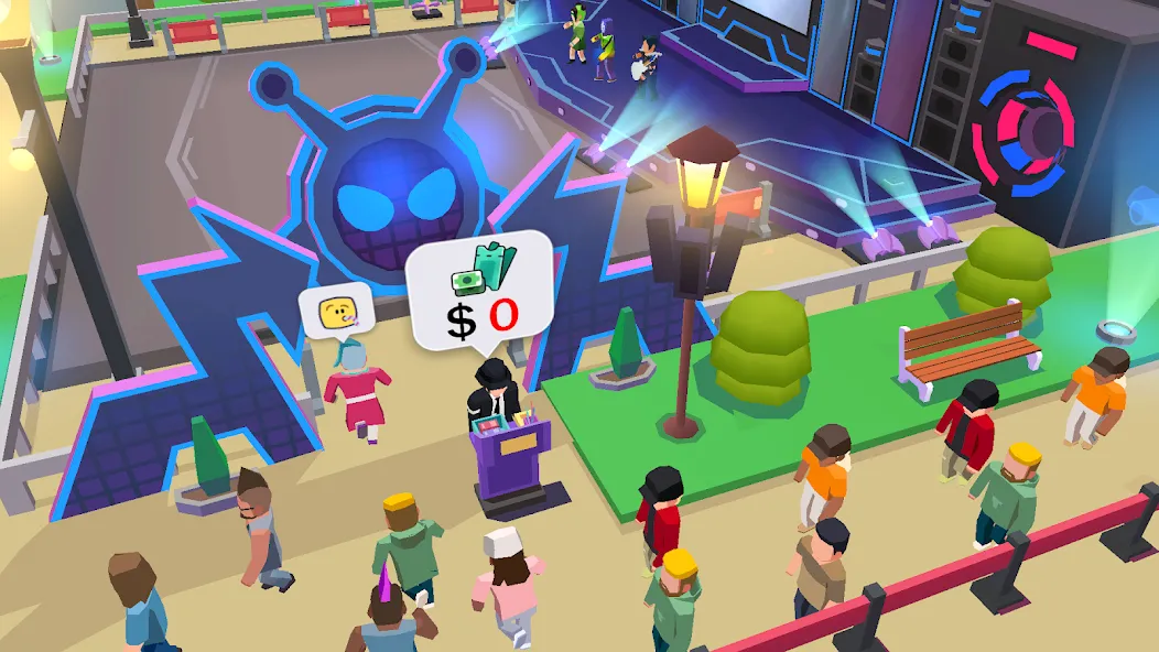 Idle Music Star Tycoon Games screenshot 2