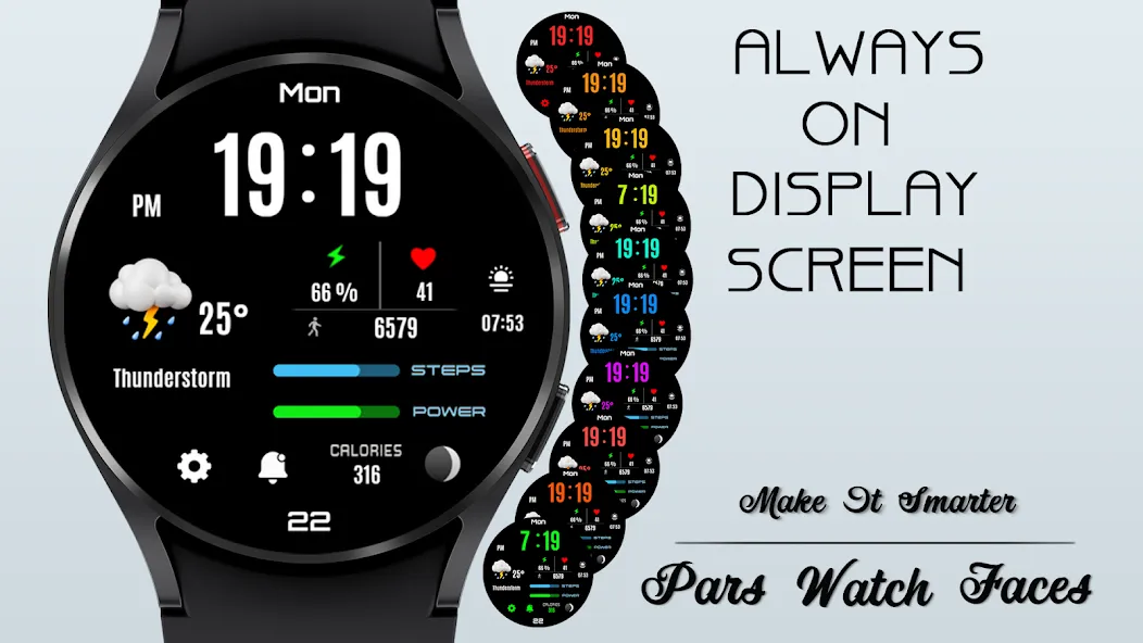 Bella Digital Watch Face screenshot 8