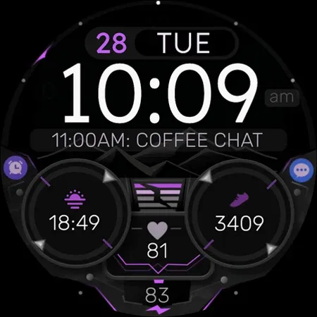 Dream 144 Digital Watch Face screenshot 10