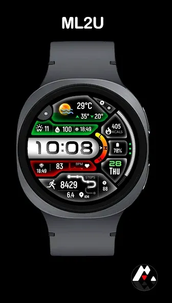 ML2U 294 Watch Face screenshot 3
