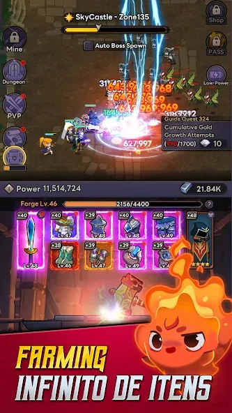 Self-Service Knight : idle RPG screenshot 2