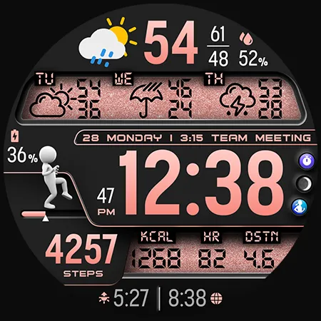 PER36 Digital Watch Face screenshot 41