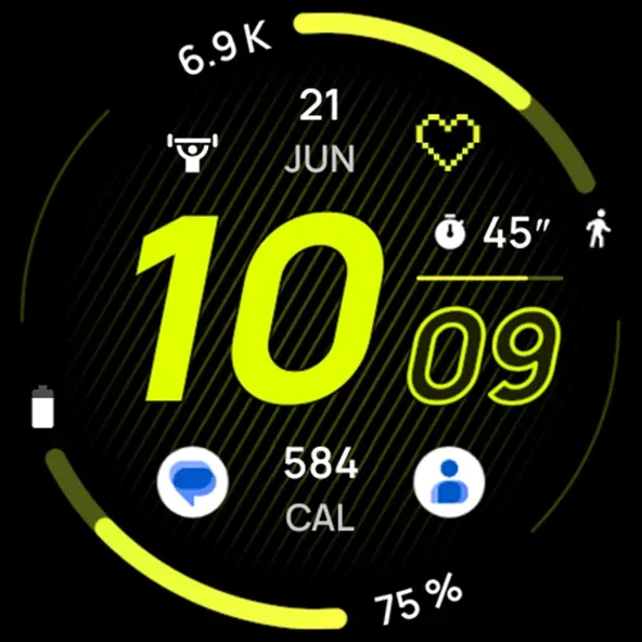 Pace 2: Watch face screenshot 8