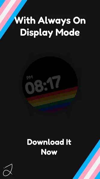 Simple Queer Watch Face screenshot 4