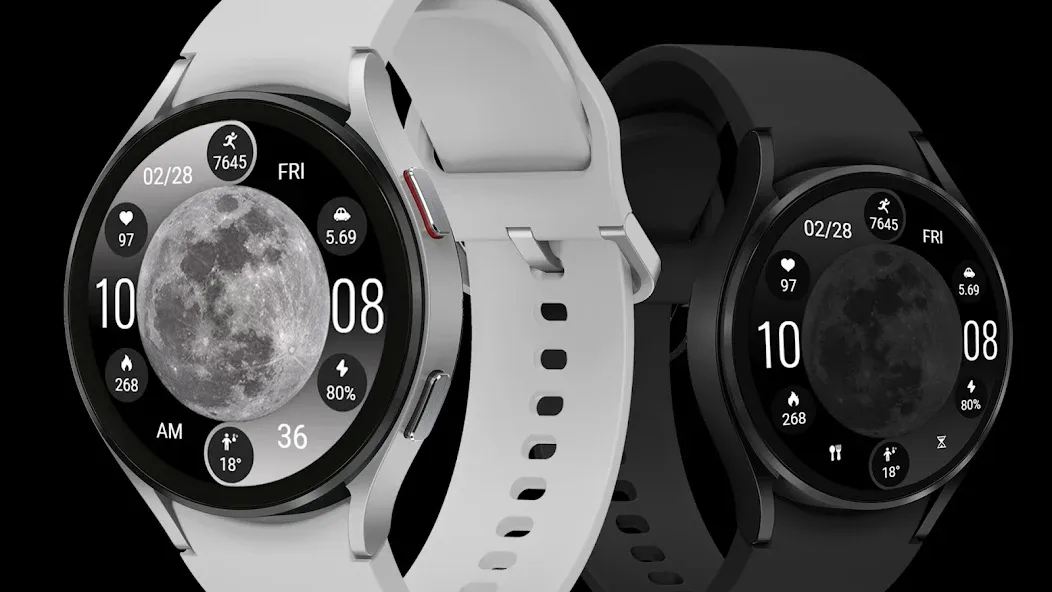 ZKin Watch Face Lunar Widget screenshot 1