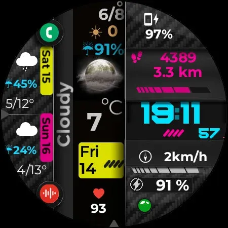 Watch Face CUE145 screenshot 10