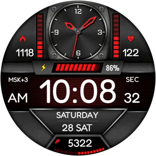 Sport KSOL URX100 Watch face screenshot 16