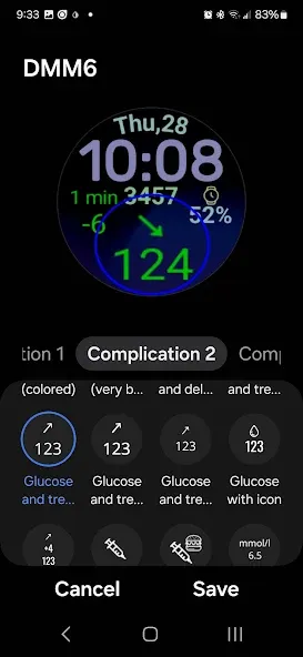 DMM6 Diabetic Watch Face XXL screenshot 20