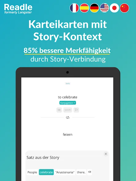Readle (ex—Langster) Sprachen screenshot 13
