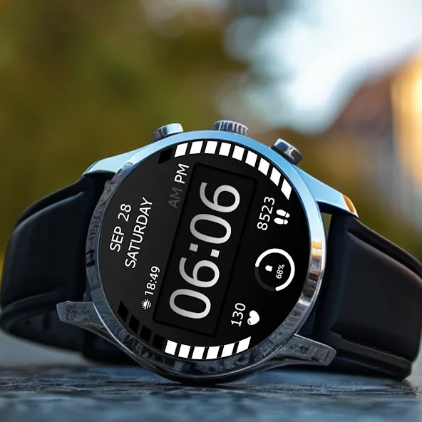 Key WF47 Digital Watch Face screenshot 5