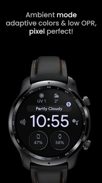 Pixel OLED: Watch face screenshot 3