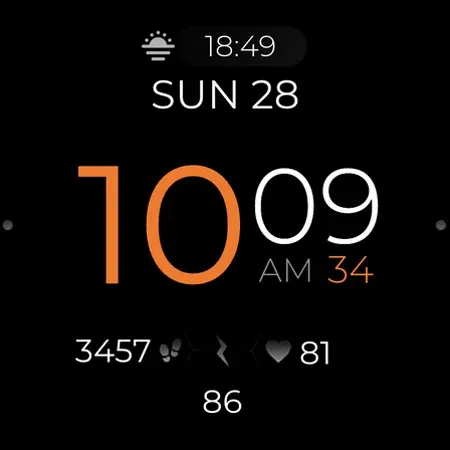 Battery Digital Watch Face screenshot 11