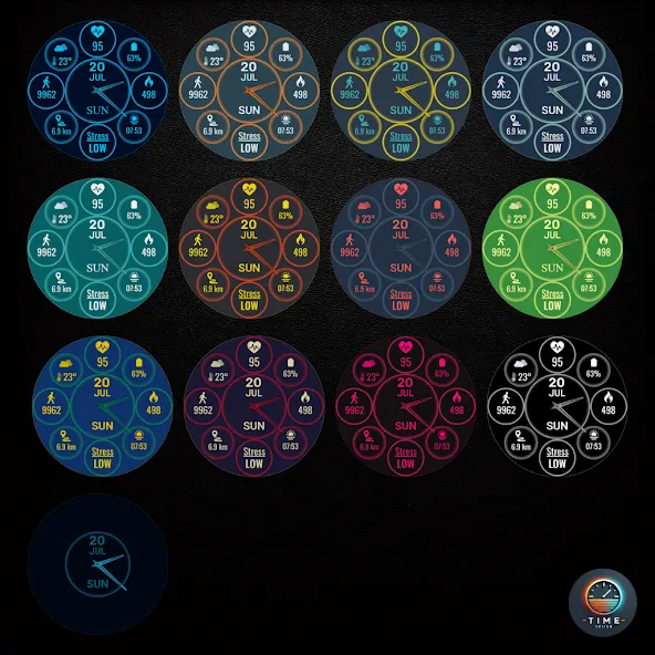 Neuro Dial Watch Face screenshot 3