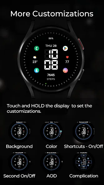 TVV Minimal 2 Watch Face screenshot 5