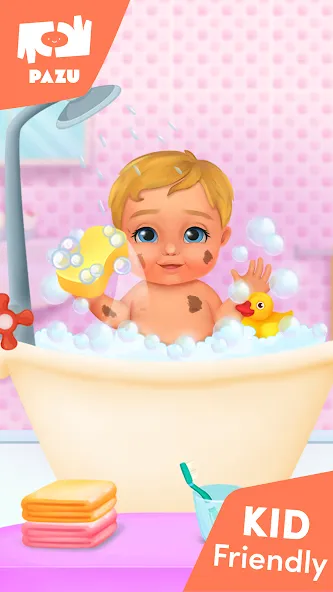 Juego de cuidado del bebé screenshot 3