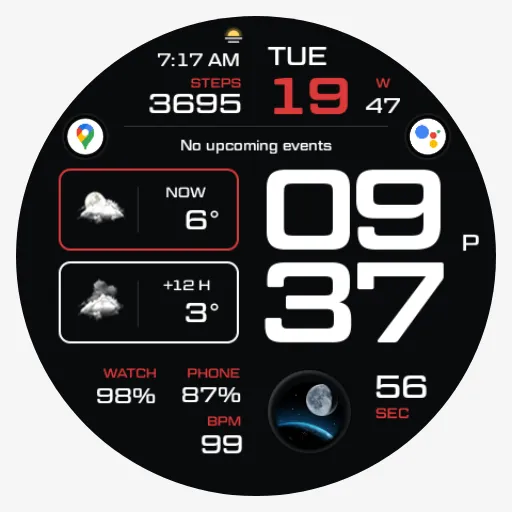 NW073: Digital watch face screenshot 6