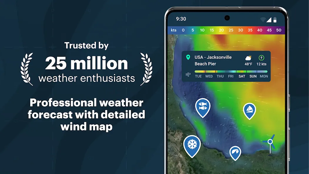 Windy.app - Enhanced forecast screenshot 1
