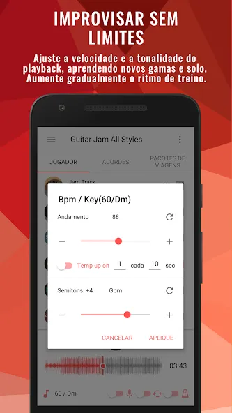 Backing Tracks Guitar Jam Pro screenshot 2