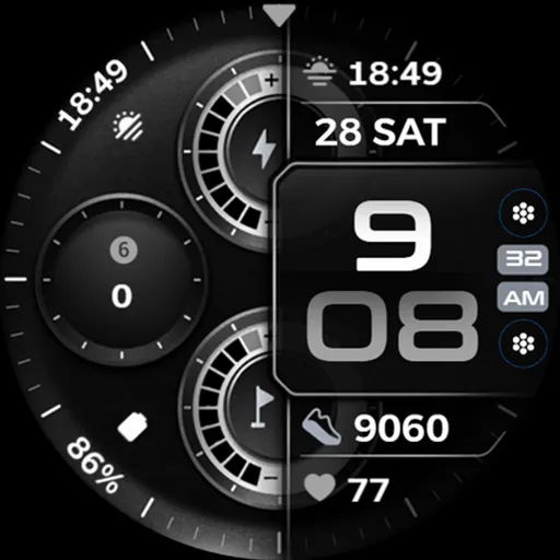 OMG 443 - Digital Watch Face screenshot 29