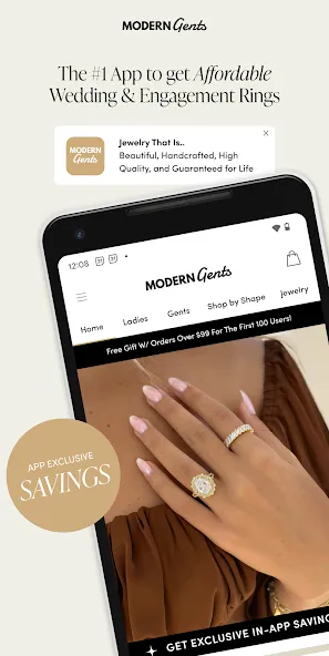 Modern Gents screenshot 1