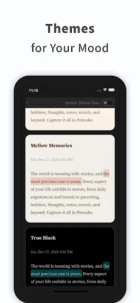 Notes, Journal, Diary: PenCake screenshot 7