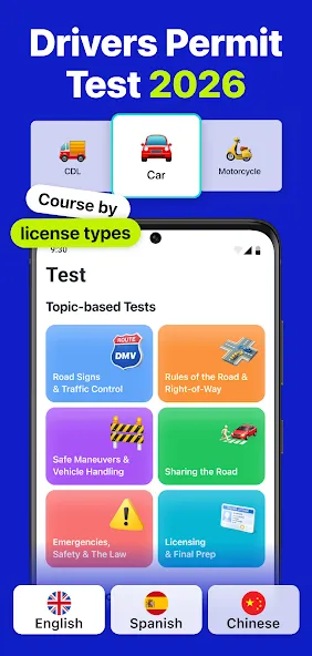 DMV Permit Practice Test 2026 screenshot 1