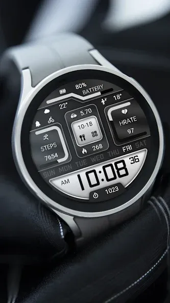 Geometry Silver ZKin Watch screenshot 2