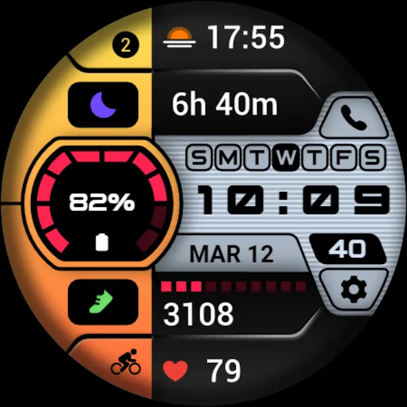 PRADO 89 Digital Watch Face screenshot 12