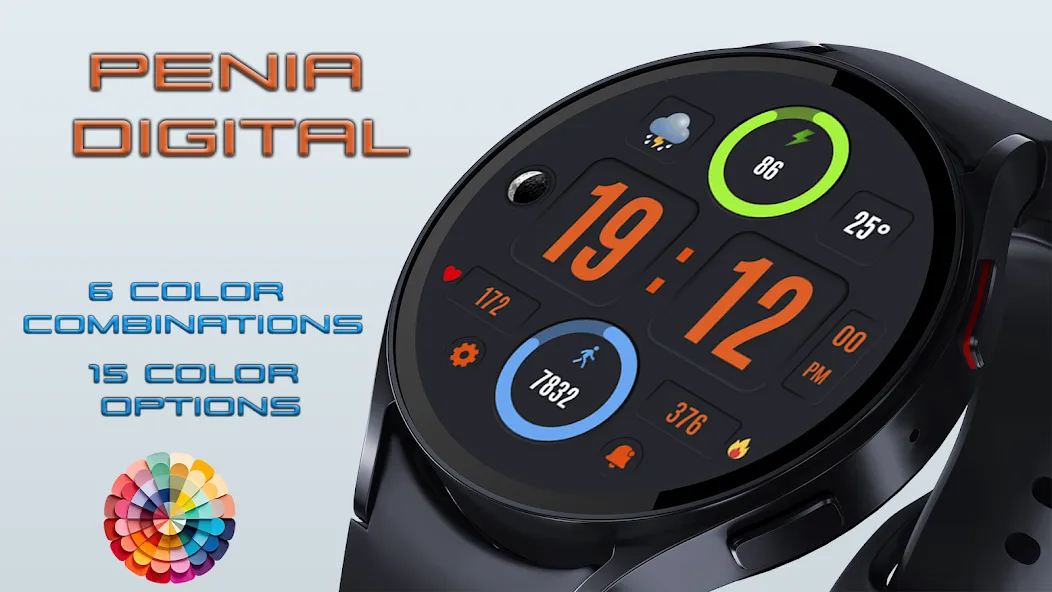 Penia Digital Watch Face screenshot 3
