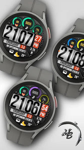 Digital Watch Face MB365 screenshot 7