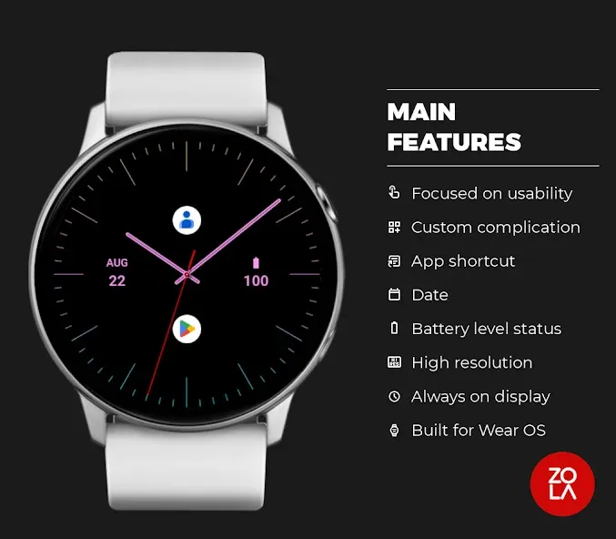 Sleek Summer Watch Face screenshot 2