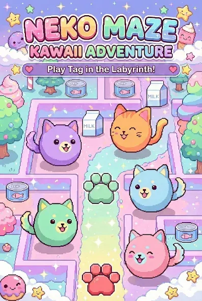 Neko Maze Kawaii Adventure screenshot 2