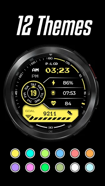 Phantom - LCD V3 | watch face screenshot 6