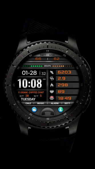 PW108 Smart Data Watch Face screenshot 2