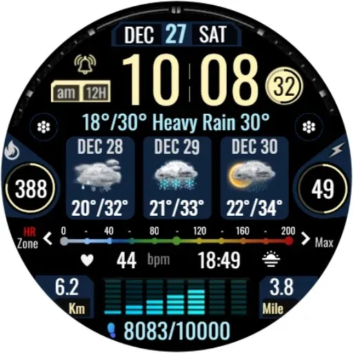Informative Digital Weather A4 screenshot 19