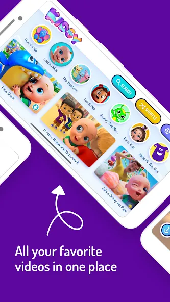 KIDSY Baby Kids Nursery Songs screenshot 3