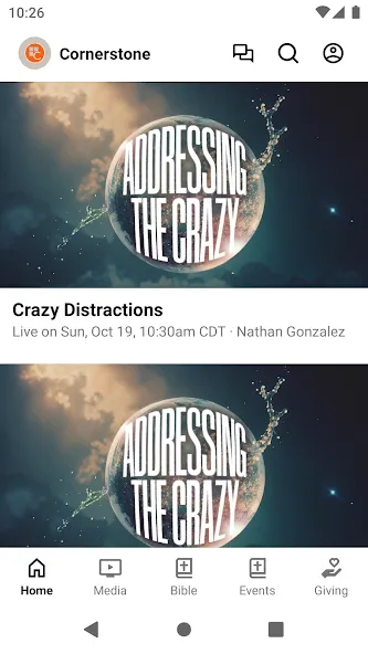 Cornerstone Church Bourbonnais screenshot 1