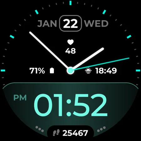 Twin Zone Watch Face screenshot 8