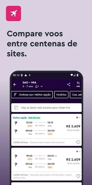 momondo: Voos, Hotéis e Carros screenshot 2