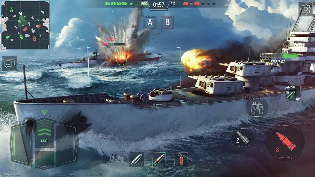 Force of Warships: War Games screenshot 4