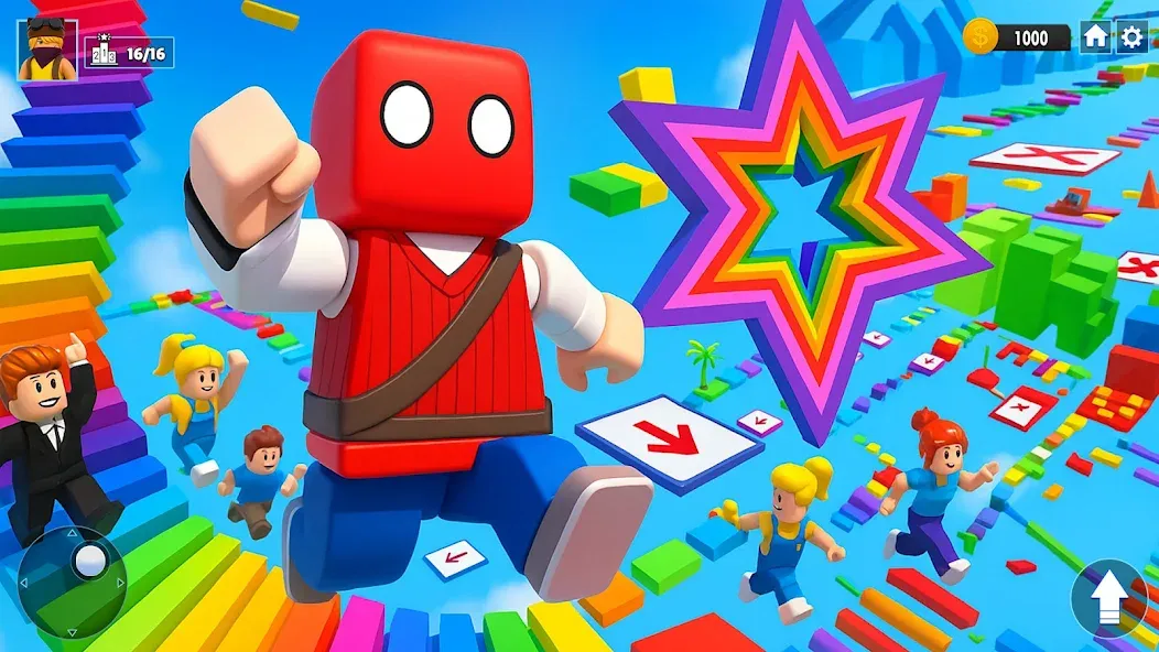 Obby Parkour: Superhero Stunts screenshot 3