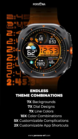 PER009 Sport Watch Face Mesa screenshot 3