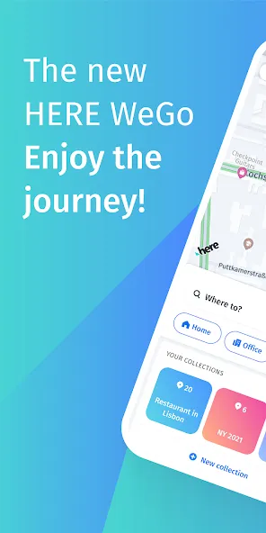 HERE WeGo: Maps & Navigation screenshot 1